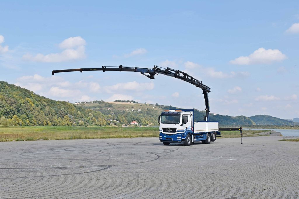 MAN TGS 26.440 *PK 27002 - SH E + JIB PJ060A + FUNK - Crane truck, Dropside/ Flatbed truck: picture 2 MAN TGS 26.440 *PK 27002 - SH E + JIB PJ060A + FUNK - Crane truck, Dropside/ Flatbed truck: picture 2