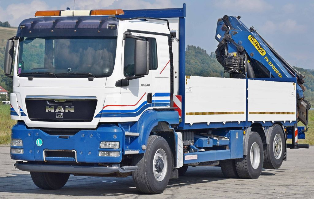 MAN TGS 26.440 *PK 27002 - SH E + JIB PJ060A + FUNK - Crane truck, Dropside/ Flatbed truck: picture 4 MAN TGS 26.440 *PK 27002 - SH E + JIB PJ060A + FUNK - Crane truck, Dropside/ Flatbed truck: picture 4