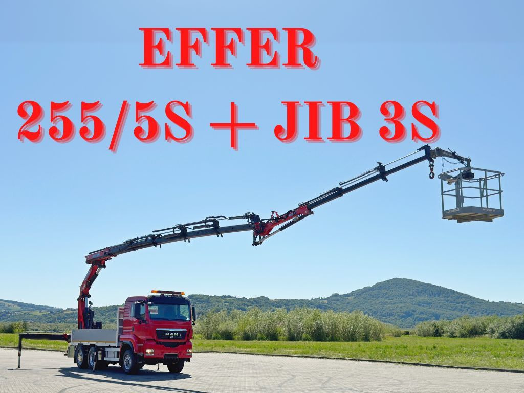 MAN TGS 28.480 * EFFER 255/5S + JIB 3S + FUNK * TOP - Crane truck: picture 1 MAN TGS 28.480 * EFFER 255/5S + JIB 3S + FUNK * TOP - Crane truck: picture 1