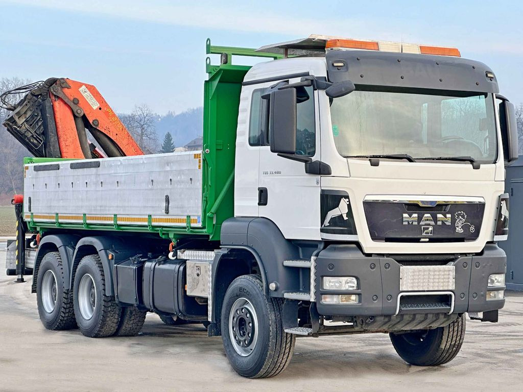 MAN TGS 33.480*KIPPER 5,70m * PK 23002 + FUNK * 6x4 - Tipper, Crane truck: picture 4 MAN TGS 33.480*KIPPER 5,70m * PK 23002 + FUNK * 6x4 - Tipper, Crane truck: picture 4