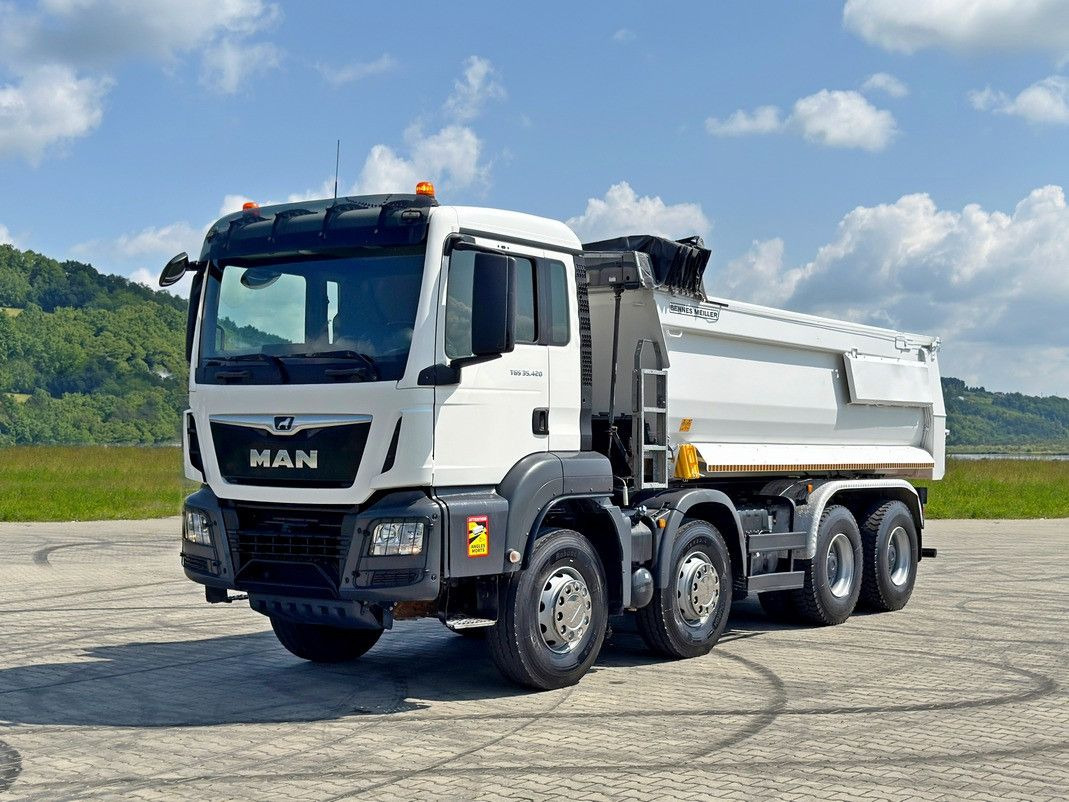 MAN TGS 35.420 KIPPER * 8x4 * TOPZUSTAND - Tipper: picture 1 MAN TGS 35.420 KIPPER * 8x4 * TOPZUSTAND - Tipper: picture 1