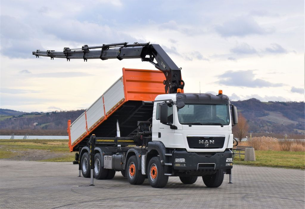 MAN TGS 35.440 * HIAB 322 EP-5HIPRO+FUNK / 8x4! - Crane truck, Tipper: picture 2 MAN TGS 35.440 * HIAB 322 EP-5HIPRO+FUNK / 8x4! - Crane truck, Tipper: picture 2