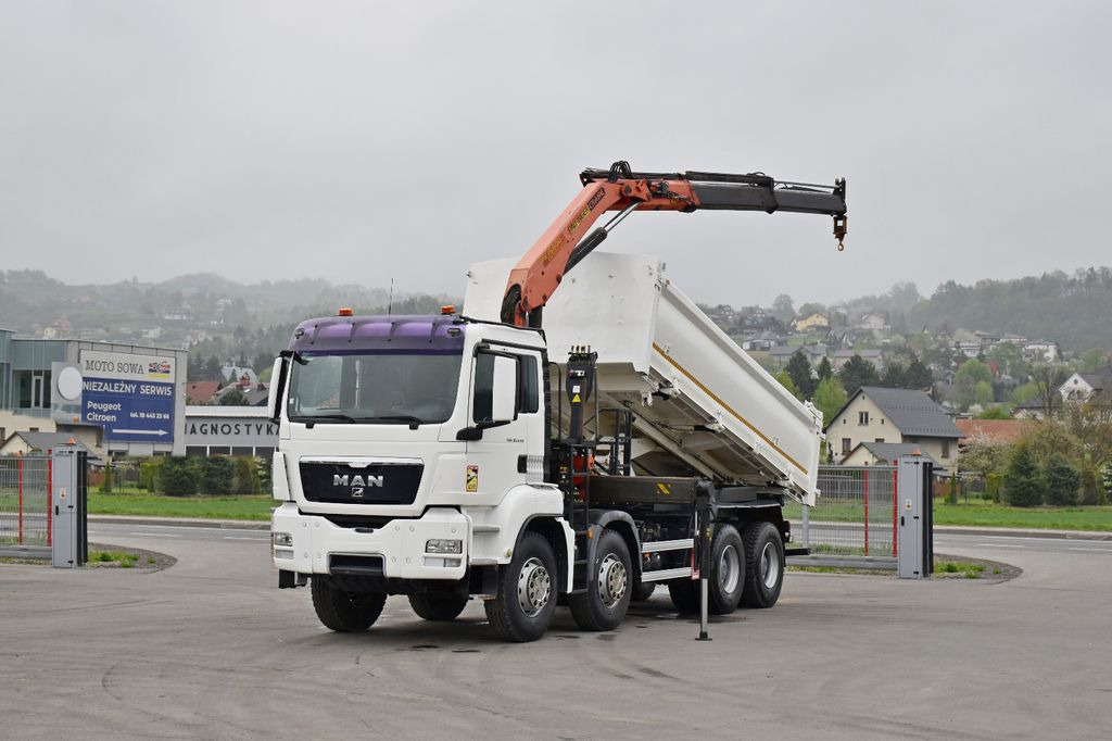 MAN TGS 35.440 * KIPPER 5,80m + KRAN * TOPZUSTAND - Crane truck, Tipper: picture 2 MAN TGS 35.440 * KIPPER 5,80m + KRAN * TOPZUSTAND - Crane truck, Tipper: picture 2