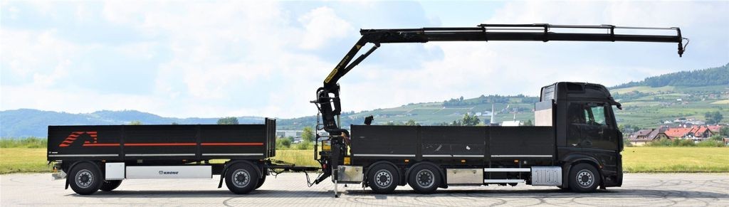 Mercedes-Benz ACTROS 2542 + PK18002-EH C/FUNK + Anhänger! Mercedes-Benz ACTROS 2542 + PK18002-EH C/FUNK + Anhänger! - Crane truck, Dropside/ Flatbed truck: picture 5 Mercedes-Benz ACTROS 2542 + PK18002-EH C/FUNK + Anhänger! Mercedes-Benz ACTROS 2542 + PK18002-EH C/FUNK + Anhänger! - Crane truck, Dropside/ Flatbed truck: picture 5