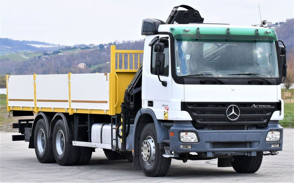 Mercedes-Benz ACTROS 2632 * HIAB 144B-3HIDUO+FUNK / 6x4 Mercedes-Benz ACTROS 2632 * HIAB 144B-3HIDUO+FUNK / 6x4 - Crane truck, Dropside/ Flatbed truck: picture 3 Mercedes-Benz ACTROS 2632 * HIAB 144B-3HIDUO+FUNK / 6x4 Mercedes-Benz ACTROS 2632 * HIAB 144B-3HIDUO+FUNK / 6x4 - Crane truck, Dropside/ Flatbed truck: picture 3