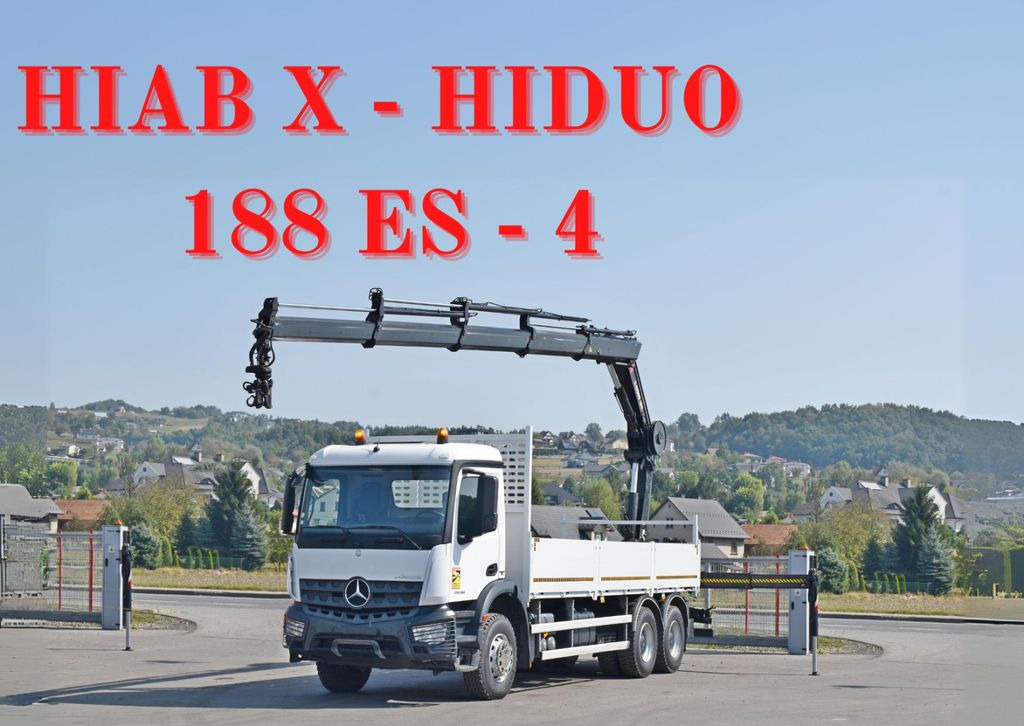 Mercedes-Benz ACTROS 2636 *HIAB X-HIDUO 188 ES-4/FUNK + * 6x4 - Crane truck, Dropside/ Flatbed truck: picture 1 Mercedes-Benz ACTROS 2636 *HIAB X-HIDUO 188 ES-4/FUNK + * 6x4 - Crane truck, Dropside/ Flatbed truck: picture 1