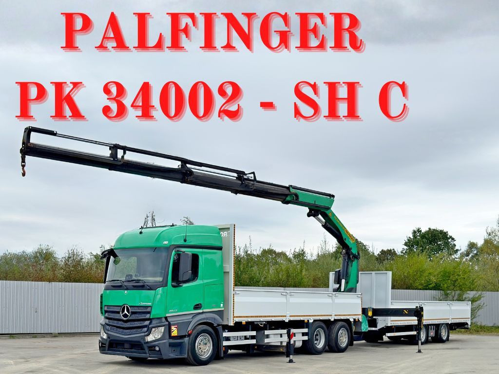 Mercedes-Benz ACTROS 2645* PK 34002 - SH C/FUNK+Anhänger* TOP - Crane truck: picture 1 Mercedes-Benz ACTROS 2645* PK 34002 - SH C/FUNK+Anhänger* TOP - Crane truck: picture 1
