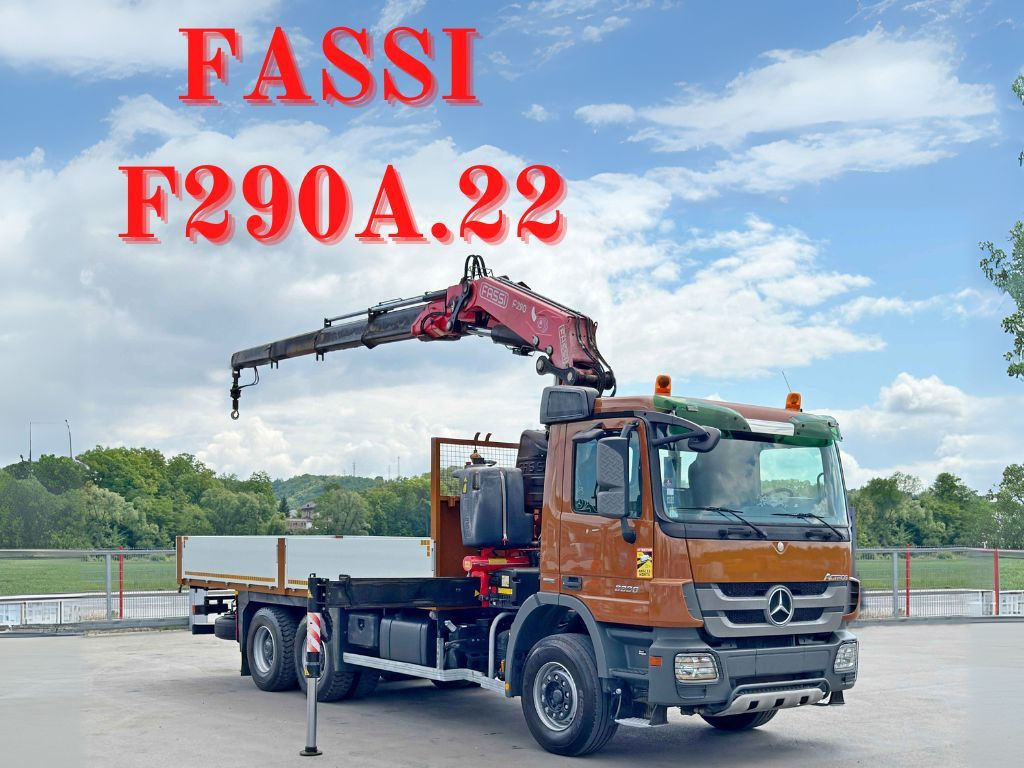 Mercedes-Benz ACTROS 3336 * FASSI F290A.22 + FUNK / 6x4 * TOP - Crane truck: picture 1 Mercedes-Benz ACTROS 3336 * FASSI F290A.22 + FUNK / 6x4 * TOP - Crane truck: picture 1