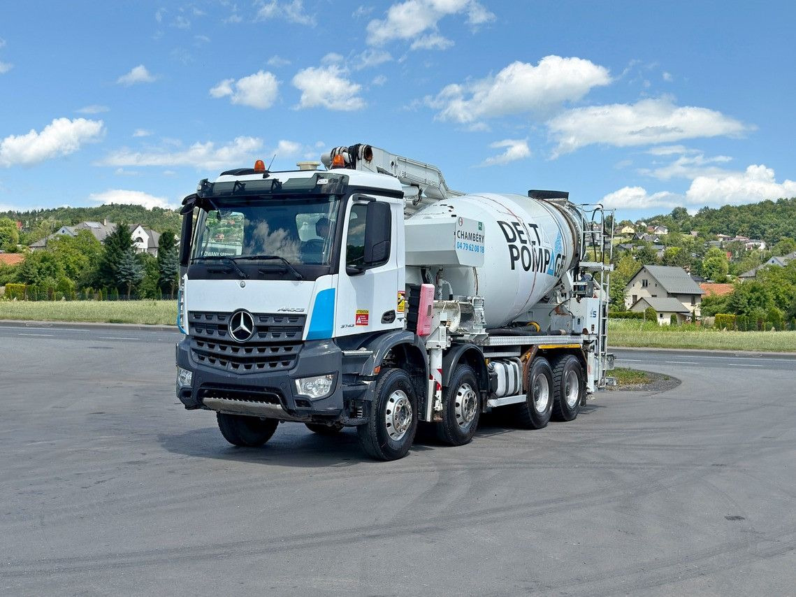 Mercedes-Benz AROCS 3743 * Betonpumpe + FUNK * 8x4 * TOP - Concrete pump truck: picture 2 Mercedes-Benz AROCS 3743 * Betonpumpe + FUNK * 8x4 * TOP - Concrete pump truck: picture 2