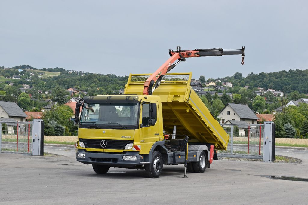 Mercedes-Benz ATEGO 818 * KIPPER 4,05m + PK 6501A * TOP - Crane truck, Tipper: picture 2 Mercedes-Benz ATEGO 818 * KIPPER 4,05m + PK 6501A * TOP - Crane truck, Tipper: picture 2