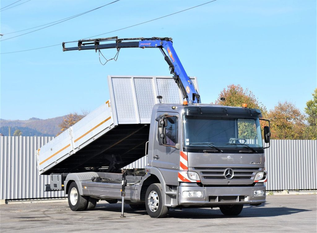Mercedes-Benz ATEGO 823 Kipper 4,90m* PM 5024 P* TOPZUSTAND - Crane truck, Tipper: picture 2 Mercedes-Benz ATEGO 823 Kipper 4,90m* PM 5024 P* TOPZUSTAND - Crane truck, Tipper: picture 2