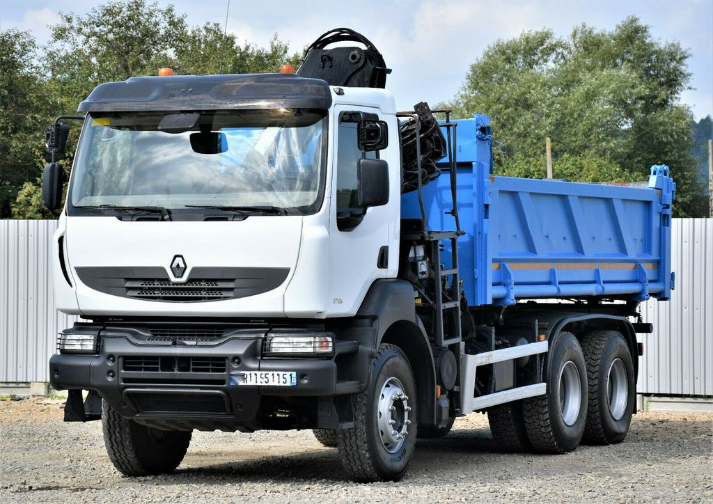 Renault KERAX 370 DXI* HIAB 122B-3 HIDUO/FUNK * 6x4 - Tipper, Crane truck: picture 5 Renault KERAX 370 DXI* HIAB 122B-3 HIDUO/FUNK * 6x4 - Tipper, Crane truck: picture 5