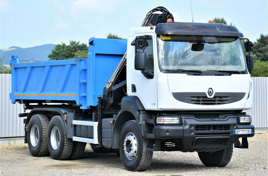 Renault KERAX 370 DXI* HIAB 122B-3 HIDUO/FUNK * 6x4 - Crane truck, Tipper: picture 4 Renault KERAX 370 DXI* HIAB 122B-3 HIDUO/FUNK * 6x4 - Crane truck, Tipper: picture 4