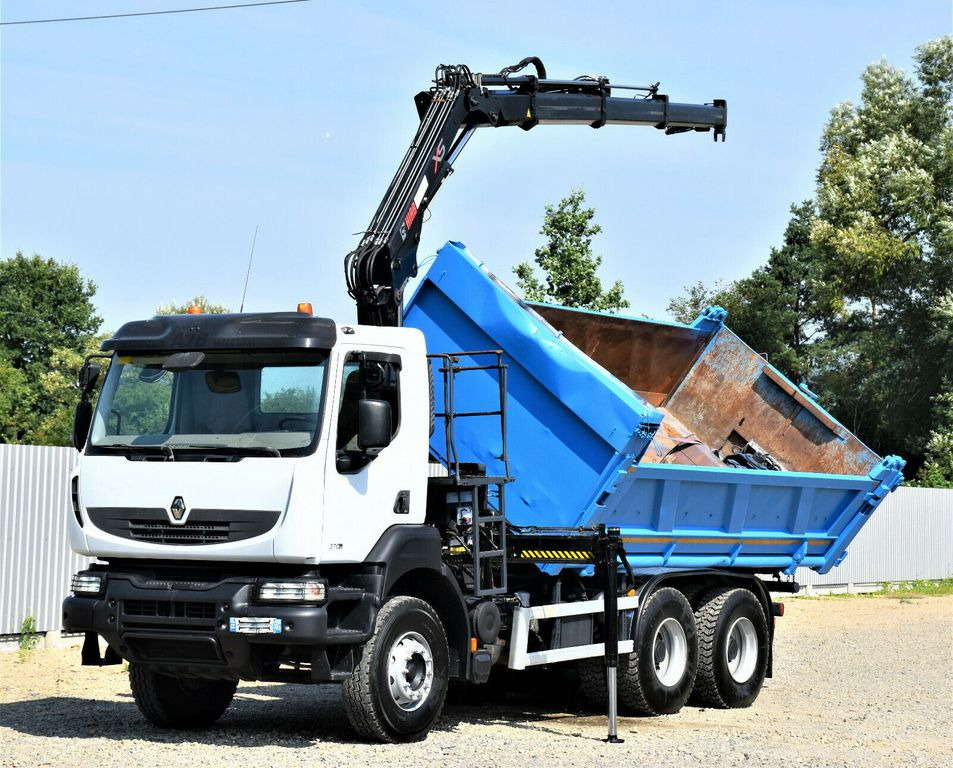 Renault KERAX 370 DXI* HIAB 122B-3 HIDUO/FUNK * 6x4 - Crane truck, Tipper: picture 3 Renault KERAX 370 DXI* HIAB 122B-3 HIDUO/FUNK * 6x4 - Crane truck, Tipper: picture 3