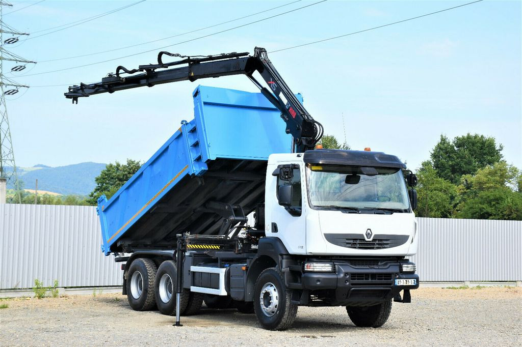 Renault KERAX 370 DXI* HIAB 122B-3 HIDUO/FUNK * 6x4 - Tipper, Crane truck: picture 2 Renault KERAX 370 DXI* HIAB 122B-3 HIDUO/FUNK * 6x4 - Tipper, Crane truck: picture 2