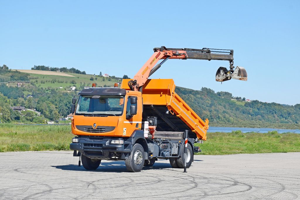Renault KERAX 370 DXI* KIPPER 3,70m *PK 15500 + FUNK*TOP - Crane truck, Tipper: picture 2 Renault KERAX 370 DXI* KIPPER 3,70m *PK 15500 + FUNK*TOP - Crane truck, Tipper: picture 2