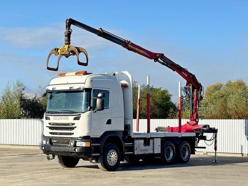 Scania G490* HOLZTRANSPORTER * PENZ 12Z8.70* 6x6 - Log truck, Crane truck: picture 2 Scania G490* HOLZTRANSPORTER * PENZ 12Z8.70* 6x6 - Log truck, Crane truck: picture 2