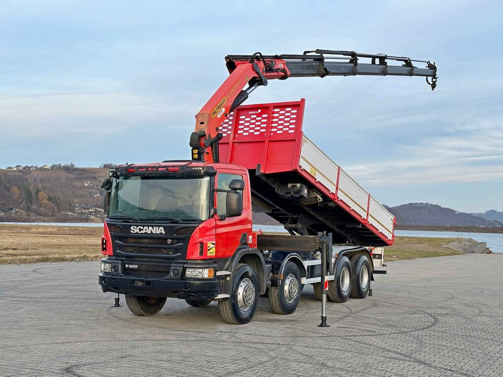 Scania P 400 Kipper 6,80 m * PK 33002-EH D + FUNK * 8x4 Scania P 400 Kipper 6,80 m * PK 33002-EH D + FUNK * 8x4 - Tipper, Crane truck: picture 2 Scania P 400 Kipper 6,80 m * PK 33002-EH D + FUNK * 8x4 Scania P 400 Kipper 6,80 m * PK 33002-EH D + FUNK * 8x4 - Tipper, Crane truck: picture 2