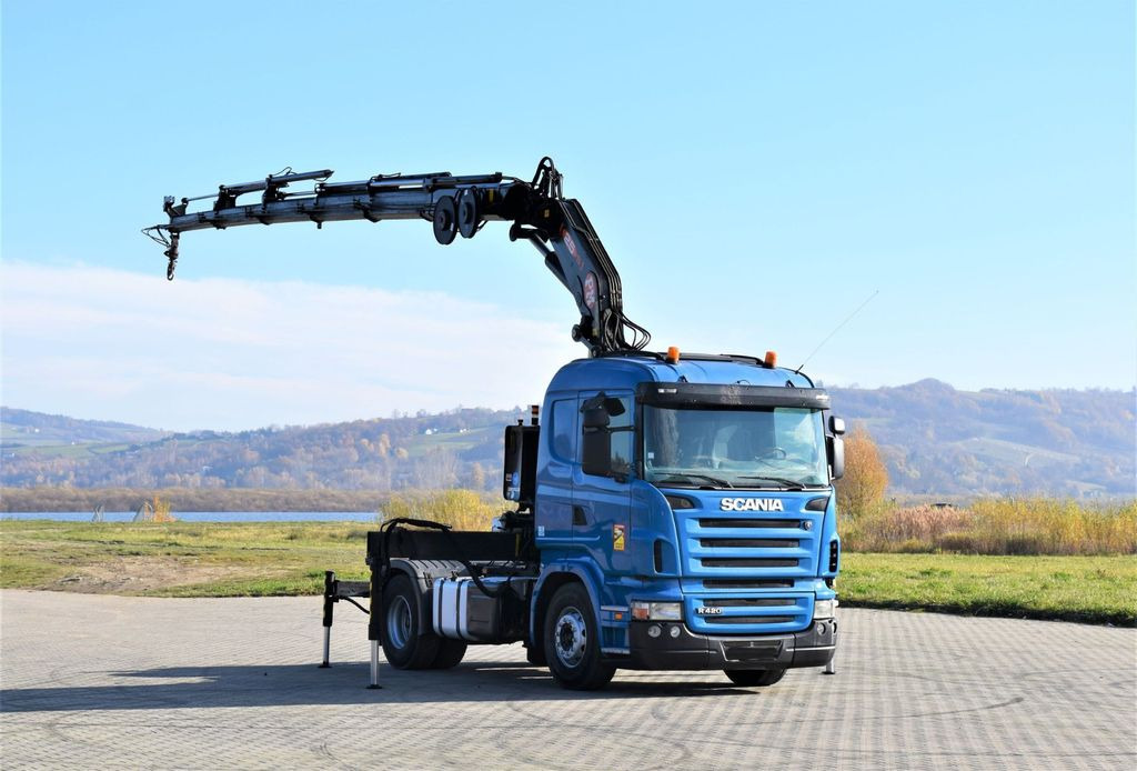 Scania R420 * Sattelzugmaschine + PM SERIE 25/FUNK *TOP - Crane truck: picture 2 Scania R420 * Sattelzugmaschine + PM SERIE 25/FUNK *TOP - Crane truck: picture 2