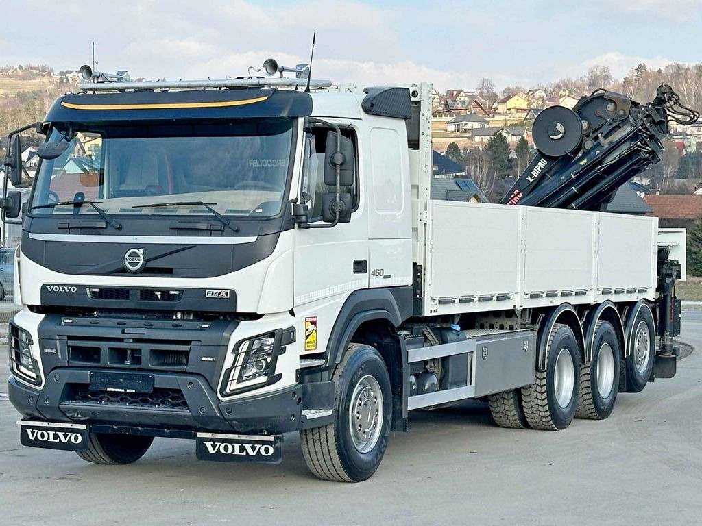 Volvo FMX 460 HIAB X - HIPRO 302 EP - 5 + FUNK/ 8x4 - Crane truck, Dropside/ Flatbed truck: picture 3 Volvo FMX 460 HIAB X - HIPRO 302 EP - 5 + FUNK/ 8x4 - Crane truck, Dropside/ Flatbed truck: picture 3