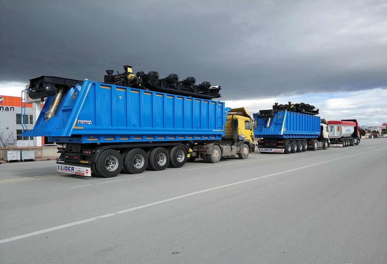 New Tipper semi-trailer LIDER 2024 MODEL NEW 35 M3 DUMPER ( BENNE ): picture 9 New Tipper semi-trailer LIDER 2024 MODEL NEW 35 M3 DUMPER ( BENNE ): picture 9