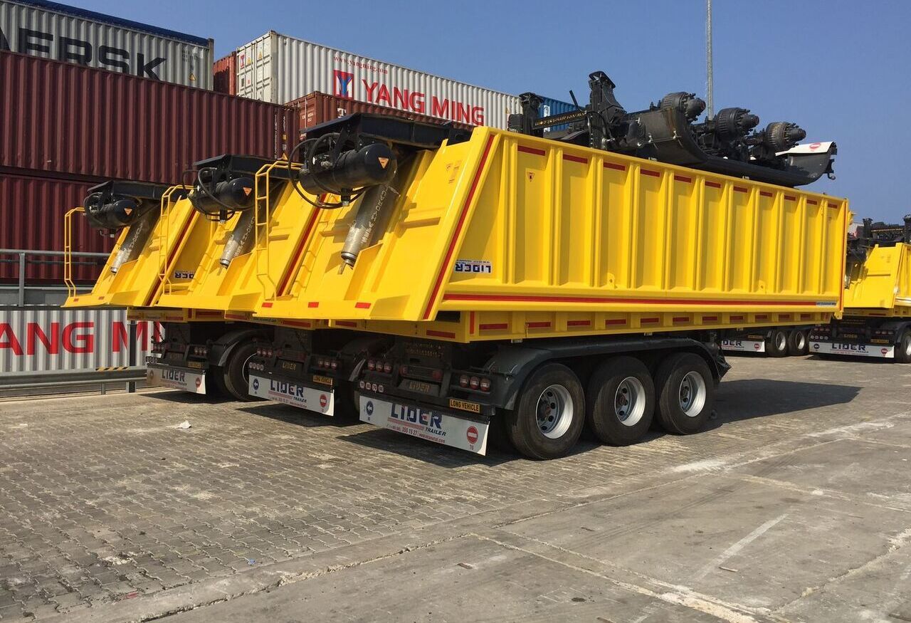New Tipper semi-trailer LIDER 2024 MODEL NEW 35 M3 DUMPER ( BENNE ): picture 8 New Tipper semi-trailer LIDER 2024 MODEL NEW 35 M3 DUMPER ( BENNE ): picture 8