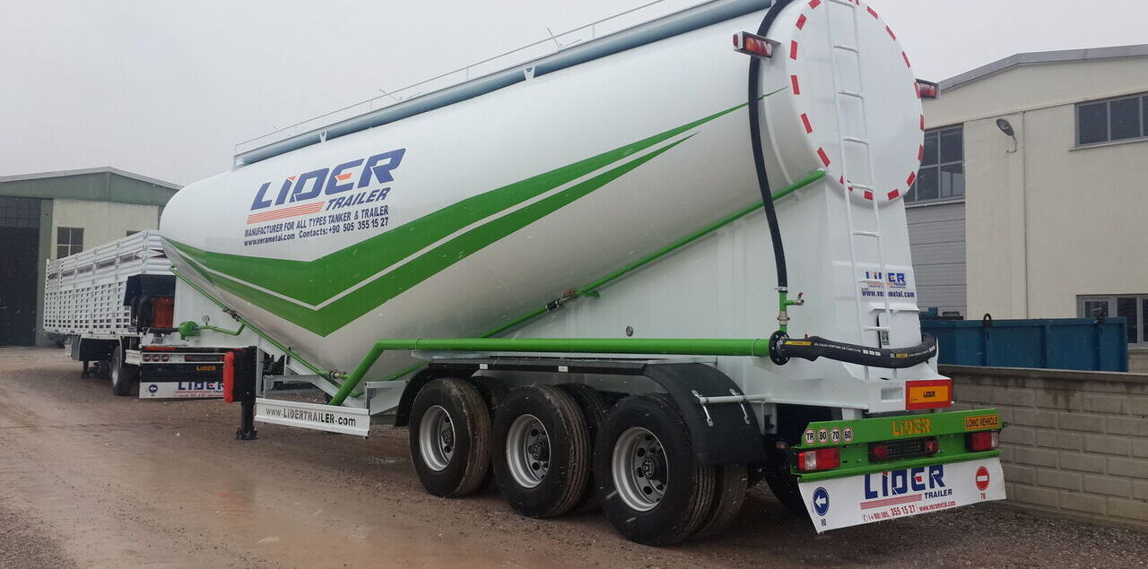 New Tank semi-trailer for transportation of cement LIDER 2024 NEW 80 TONS CAPACITY FROM MANUFACTURER READY IN STOCK: picture 13