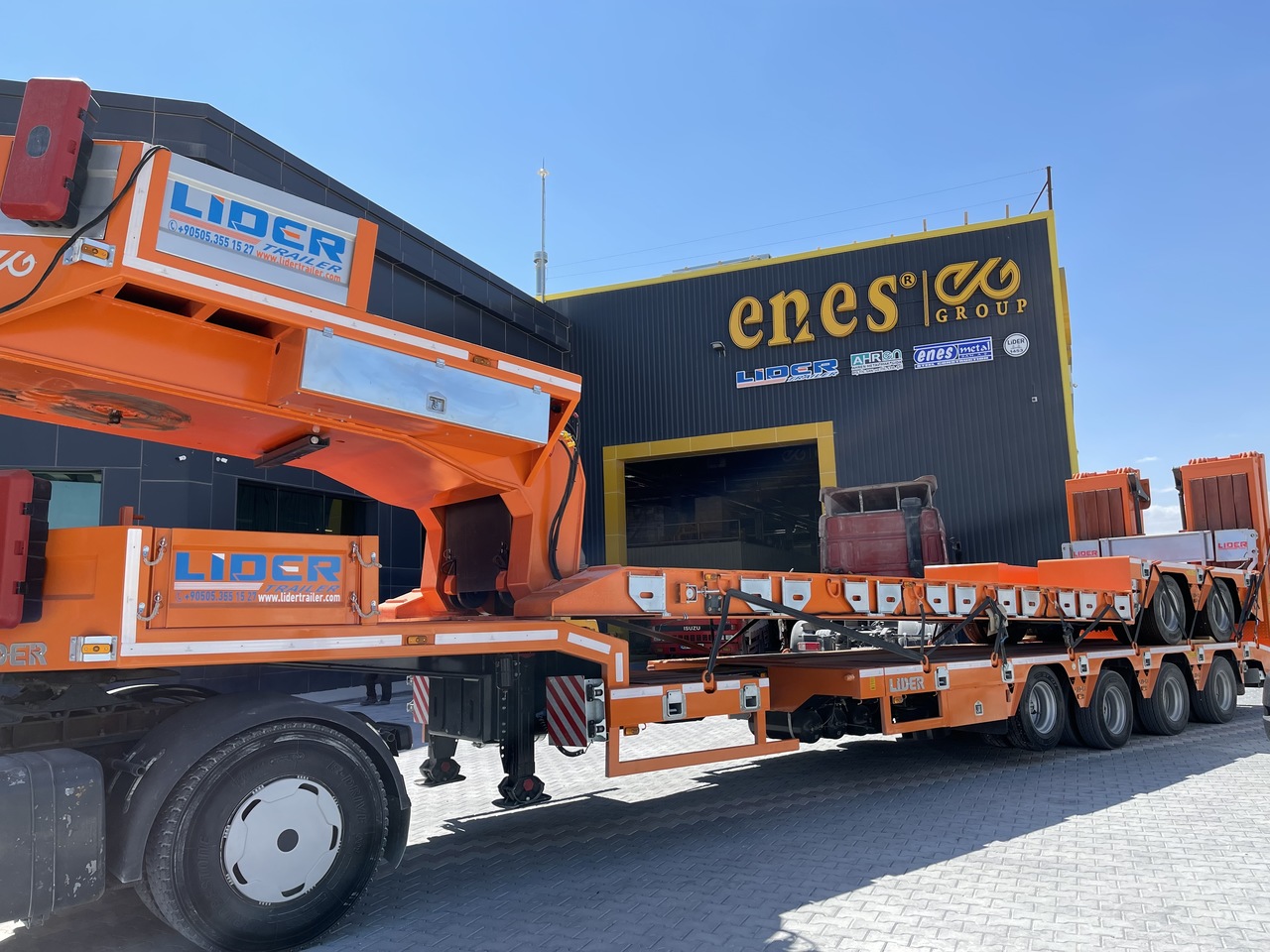 New Low loader semi-trailer for transportation of heavy machinery LIDER 2025 MODEL NEW LOWBOY TRAILER FROM MANUFACTURER: picture 7