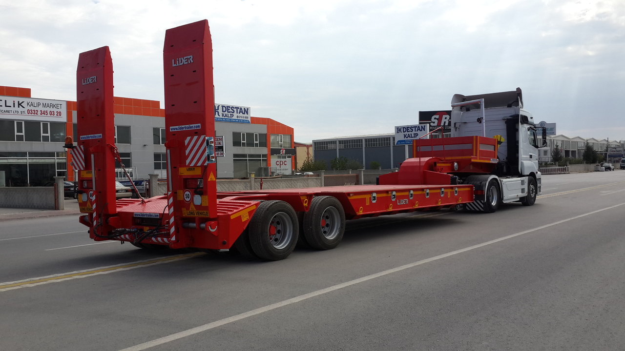New Low loader semi-trailer for transportation of heavy machinery LIDER 2025 MODEL NEW LOWBOY TRAILER FROM MANUFACTURER: picture 10