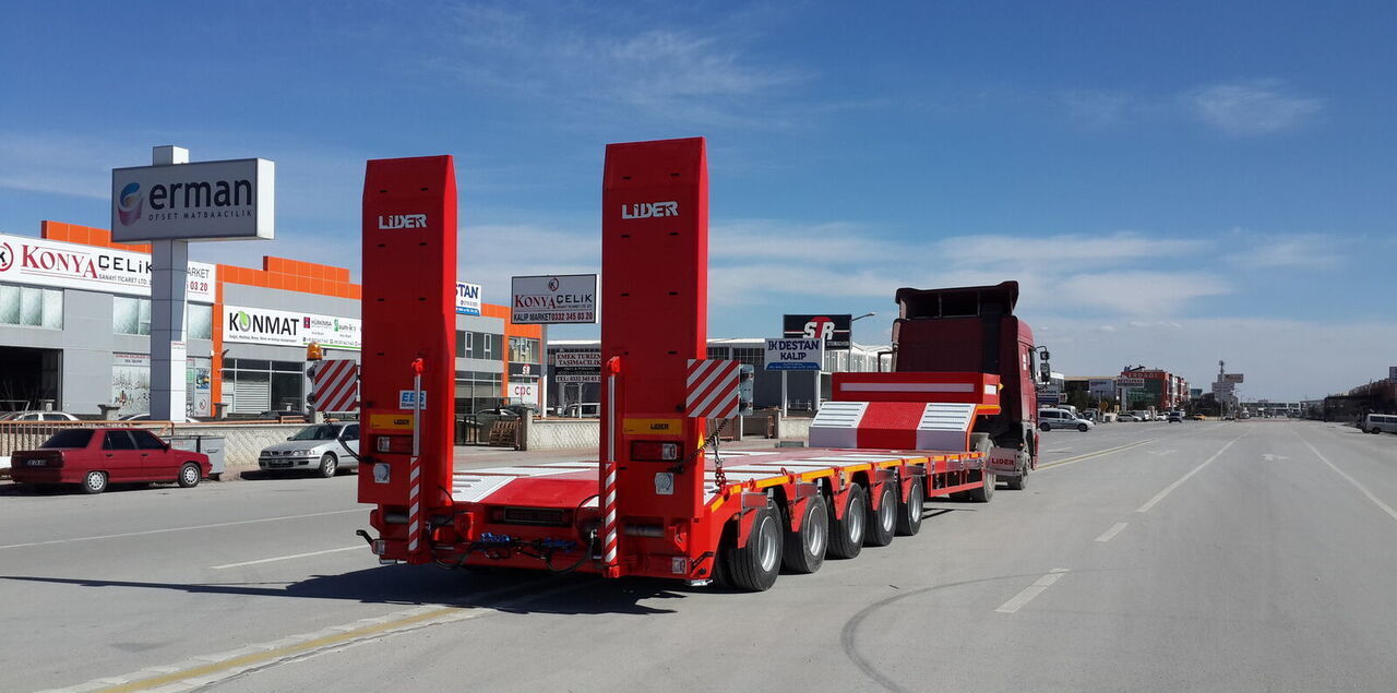 New Low loader semi-trailer LIDER 2025 NEW DIRECTLY FROM MANUFACTURER COMPANY AVAILABLE IN STOCK: picture 8