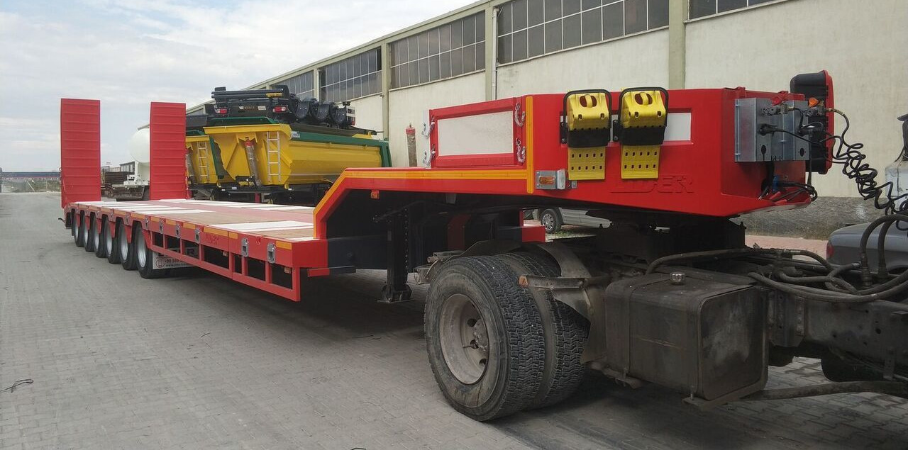 New Low loader semi-trailer LIDER 2025 model 150 Tons capacity Lowbed semi trailer: picture 8