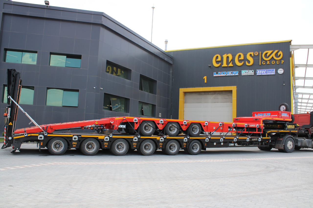 New Low loader semi-trailer LIDER 2025 model 150 Tons capacity Lowbed semi trailer: picture 6