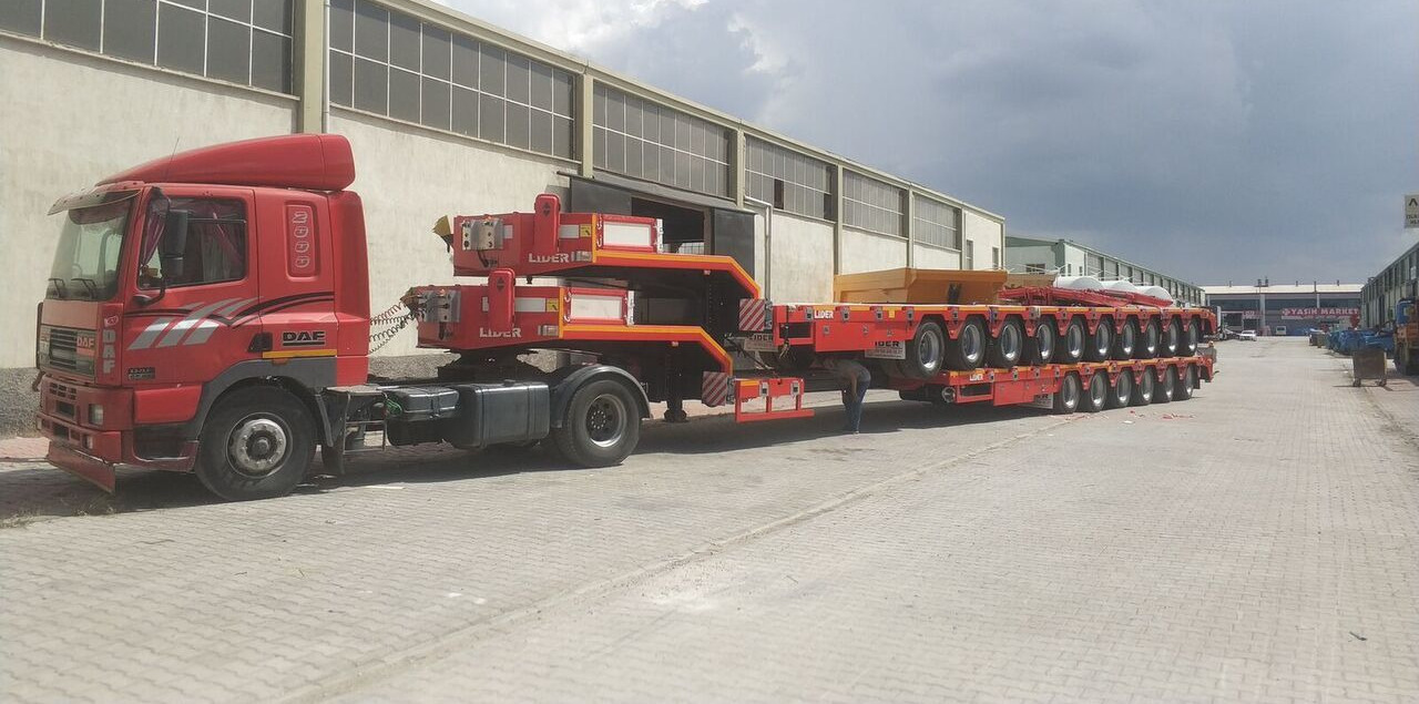 New Low loader semi-trailer LIDER 2025 model 150 Tons capacity Lowbed semi trailer: picture 7