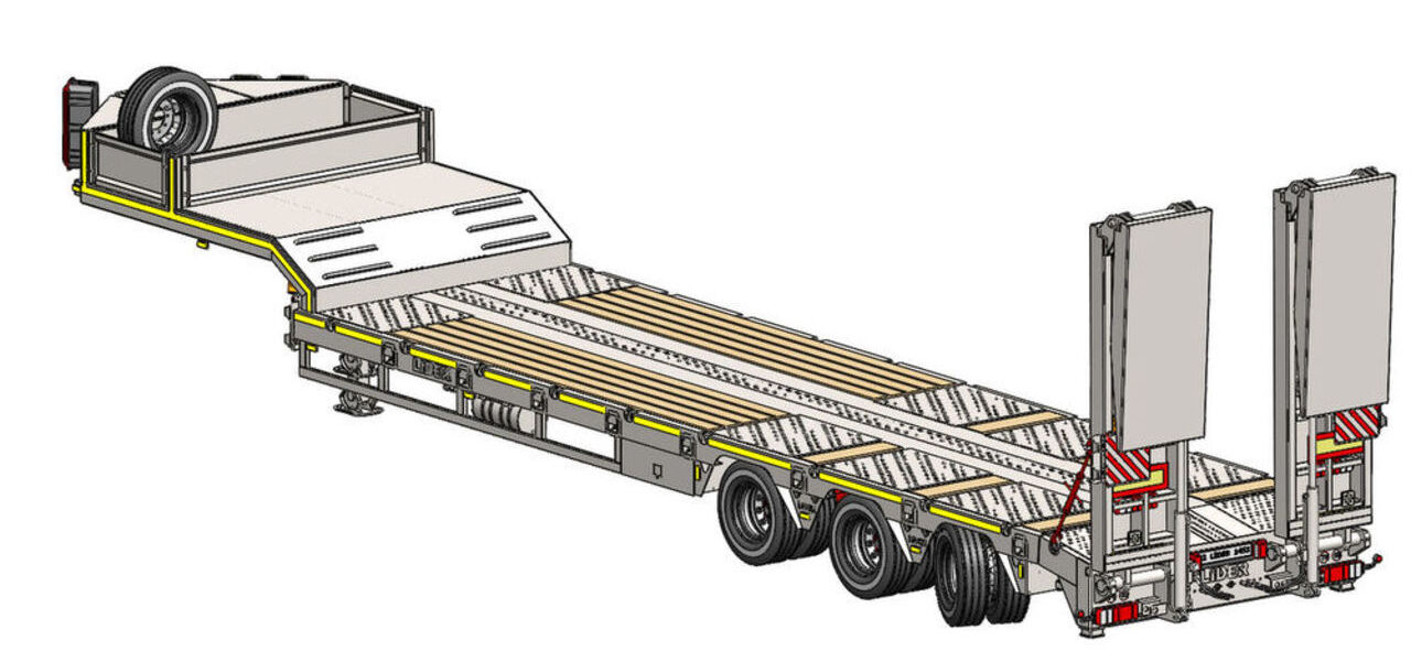 New Low loader semi-trailer LIDER NEW 2025 MODELS YEAR LIDER TRAILER: picture 12