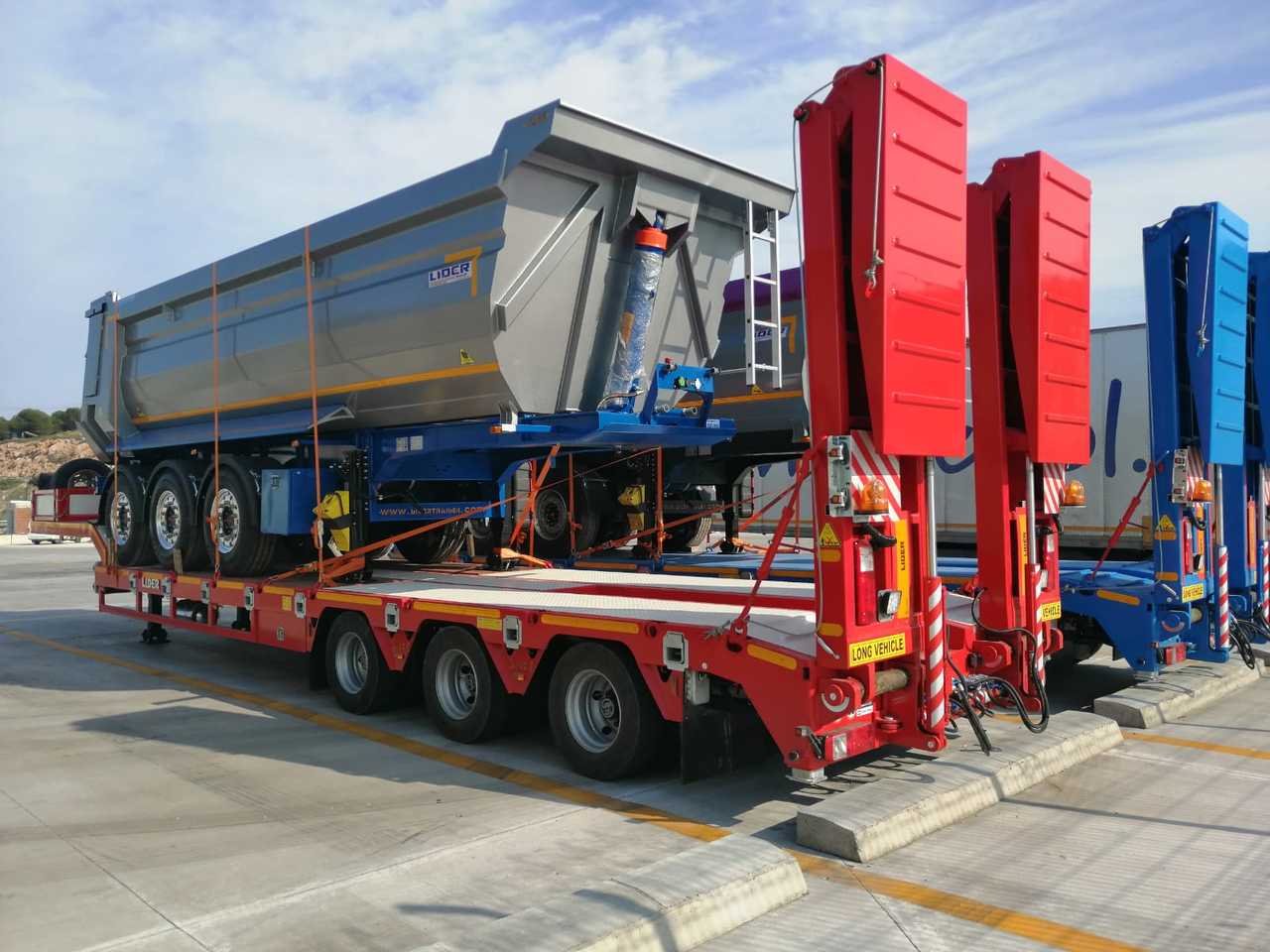 New Low loader semi-trailer LIDER NEW 2025 MODELS YEAR LIDER TRAILER: picture 11