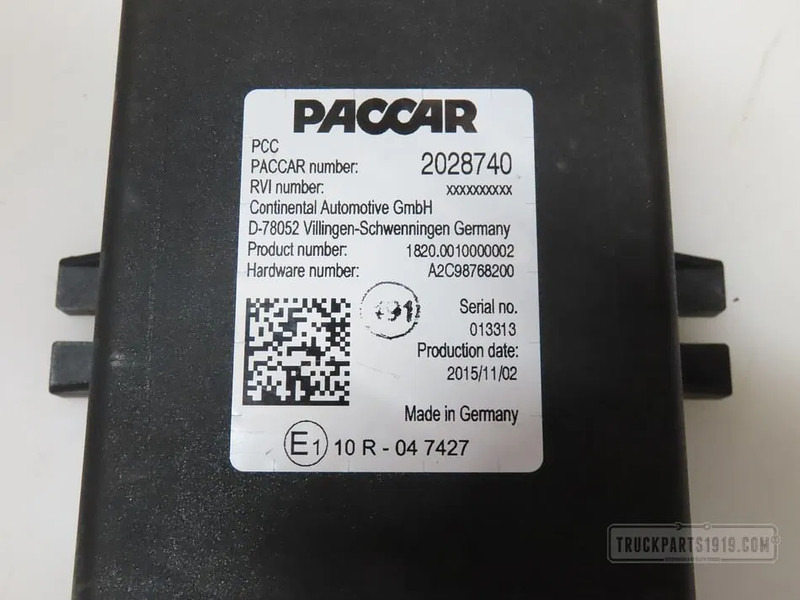 DAF 2028740 PPC regeleenheid DAF - ECU for Truck: picture 2 DAF 2028740 PPC regeleenheid DAF - ECU for Truck: picture 2