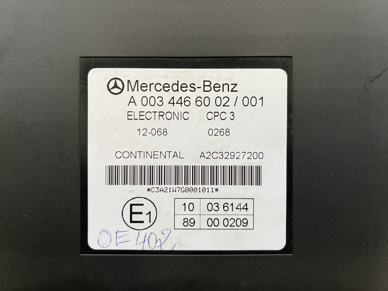 DRIVE CONTROL CPC3 ELECTRONICS ACTROS MP4 - ECU for Truck: picture 2 DRIVE CONTROL CPC3 ELECTRONICS ACTROS MP4 - ECU for Truck: picture 2