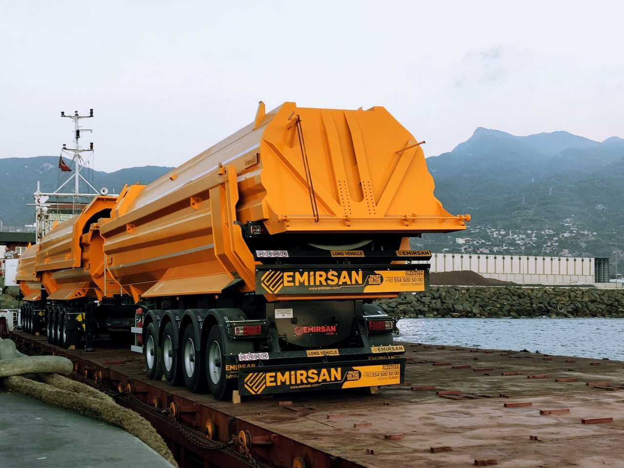 EMIRSAN 4 AXLE HEAVY DUTY TIPPER - Tipper semi-trailer: picture 5 EMIRSAN 4 AXLE HEAVY DUTY TIPPER - Tipper semi-trailer: picture 5