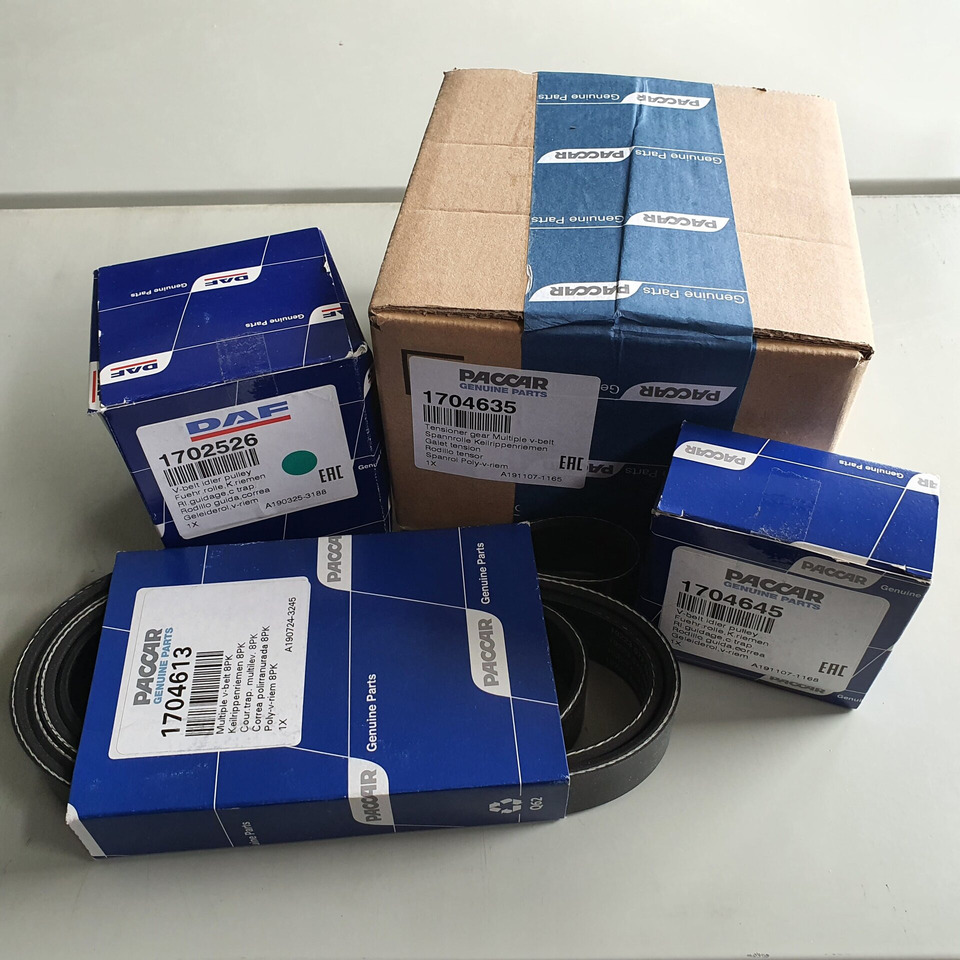 DAF Spanrol plus poly-V-riemset 8PK 1706837 - Belt tensioner for Truck: picture 1 DAF Spanrol plus poly-V-riemset 8PK 1706837 - Belt tensioner for Truck: picture 1