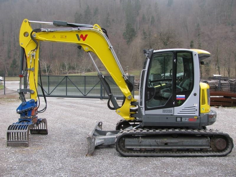 Wacker Neuson EZ 80 POWERTILLT + grajfer - Mini excavator: picture 3 Wacker Neuson EZ 80 POWERTILLT + grajfer - Mini excavator: picture 3