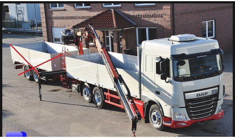 DAF XF 440 - Dropside/ Flatbed truck, Crane truck: picture 1 DAF XF 440 - Dropside/ Flatbed truck, Crane truck: picture 1