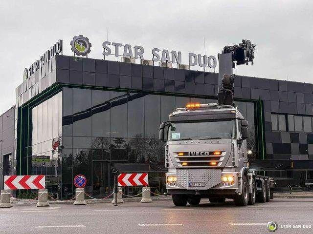 Iveco STRALIS AS320S50Y 8x2 HMF 8520-0K6 FLY JIB Winc - Dropside/ Flatbed truck, Crane truck: picture 4 Iveco STRALIS AS320S50Y 8x2 HMF 8520-0K6 FLY JIB Winc - Dropside/ Flatbed truck, Crane truck: picture 4