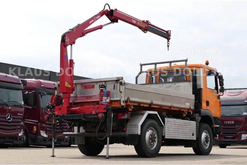 MAN TGM 13.240 - 2 way tipper+crane 4x4 - Tipper, Crane truck: picture 3 MAN TGM 13.240 - 2 way tipper+crane 4x4 - Tipper, Crane truck: picture 3