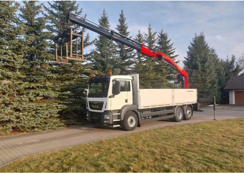 MAN TGS 26.400 Crane Palfinger PK 23001L - Dropside/ Flatbed truck, Crane truck: picture 1 MAN TGS 26.400 Crane Palfinger PK 23001L - Dropside/ Flatbed truck, Crane truck: picture 1