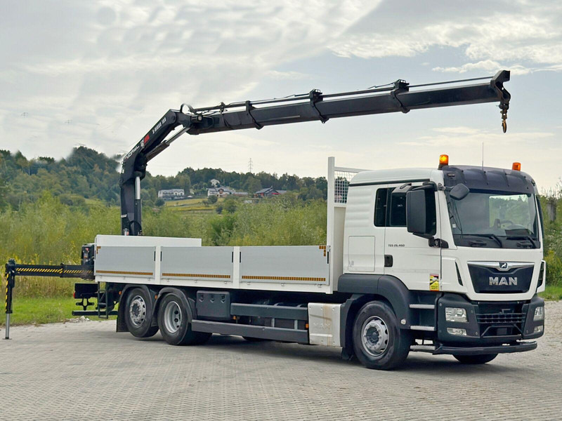 MAN TGS 26.460 * HIAB X - HIDUO 188 B-3 + FUNK* TOP - Dropside/ Flatbed truck, Crane truck: picture 2 MAN TGS 26.460 * HIAB X - HIDUO 188 B-3 + FUNK* TOP - Dropside/ Flatbed truck, Crane truck: picture 2