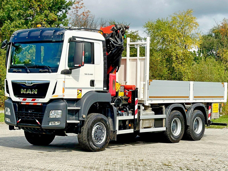 MAN TGS 33.480*KIPPER 5,05m * PK 33002-EH C+FUNK/6x6* 6x6 - Dropside/ Flatbed truck, Crane truck: picture 3 MAN TGS 33.480*KIPPER 5,05m * PK 33002-EH C+FUNK/6x6* 6x6 - Dropside/ Flatbed truck, Crane truck: picture 3