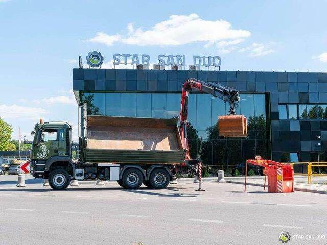 MAN TGS 35.480 PALFINGER PK 20002 HDS Grapple Tippe - Tipper, Crane truck: picture 1 MAN TGS 35.480 PALFINGER PK 20002 HDS Grapple Tippe - Tipper, Crane truck: picture 1