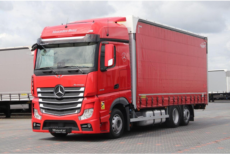 Mercedes-Benz ACTROS 2548 / 6x2 / I-PARK COOL / BIG SPACE / OŚ PODNOSZONA / PO - Curtainsider truck: picture 1 Mercedes-Benz ACTROS 2548 / 6x2 / I-PARK COOL / BIG SPACE / OŚ PODNOSZONA / PO - Curtainsider truck: picture 1