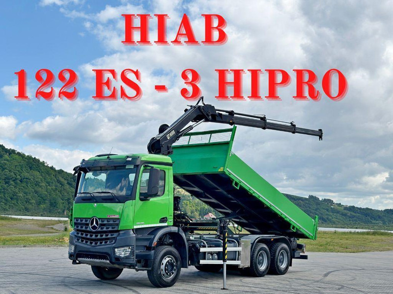 Mercedes-Benz AROCS 2636 * HIAB 122 ES - 3 HIPRO * 6x4 - Tipper, Crane truck: picture 1 Mercedes-Benz AROCS 2636 * HIAB 122 ES - 3 HIPRO * 6x4 - Tipper, Crane truck: picture 1