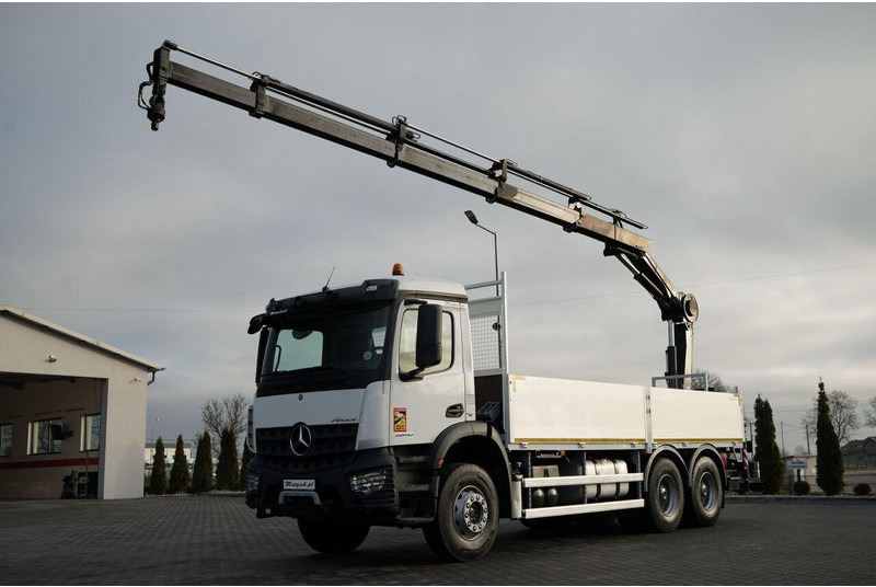 Mercedes-Benz AROCS 2640 / 6x4 / SKRZYNIOWY - 6,5 M / HDS HIAB 144 / wysów: 12 - Dropside/ Flatbed truck, Crane truck: picture 1 Mercedes-Benz AROCS 2640 / 6x4 / SKRZYNIOWY - 6,5 M / HDS HIAB 144 / wysów: 12 - Dropside/ Flatbed truck, Crane truck: picture 1